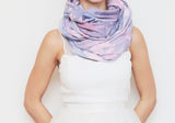 Watercolor Hand Dyed Unique Scarf