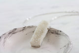 Adore Gemstone Collection - Druzy Vertical Bar Necklace - Soul Made Boutique