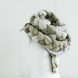 Hand Dyed Rustic Braided Scarf