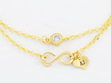 Amor Personalised Collection - Bracelet Zirconia & Infinity - Soul Made Boutique