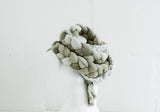 Hand Dyed Rustic Braided Scarf