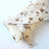 Statement Leather Hide Clutch