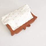 Wooden Handle Polka Dots Clutch