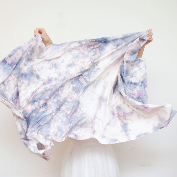 Watercolor Hand Dyed Unique Scarf
