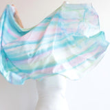 Watercolor Hand Dyed Unique Scarf