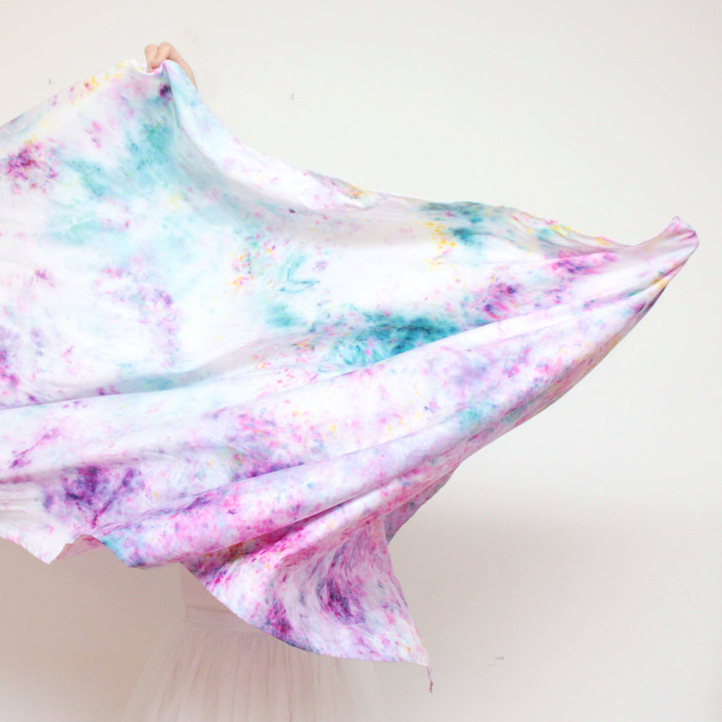 Watercolor Hand Dyed Unique Scarf