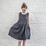 Nicole Simple Linen Dress