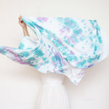 Watercolor Hand Dyed Unique Scarf