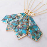 Adore Gemstone Collection - Blue Howlite Necklace
