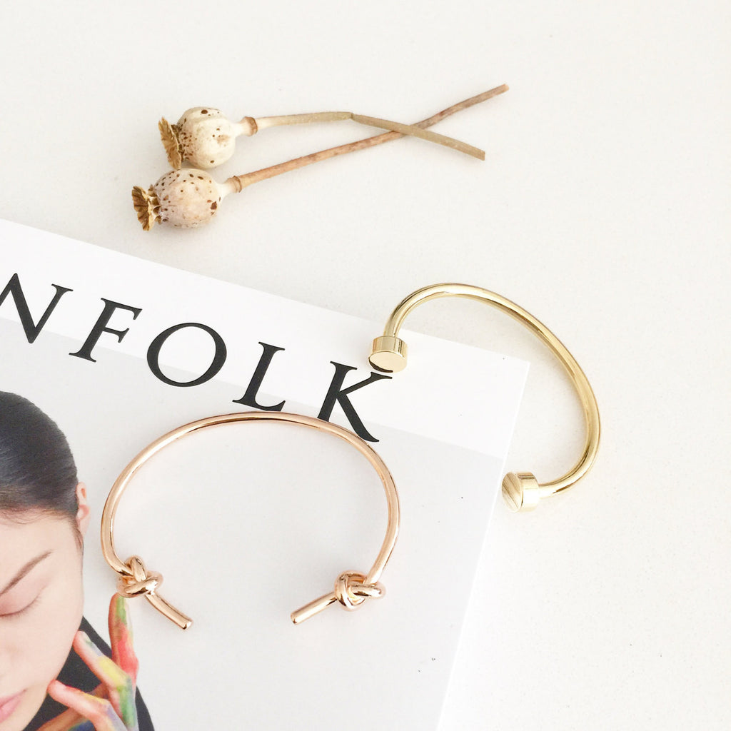 Classic Double Knot Bangle - Soul Made Boutique