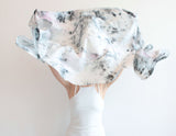 Watercolor Hand Dyed Unique Scarf