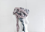 Hand Dyed Rustic Braided Scarf