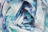 Watercolor Hand Dyed Unique Scarf
