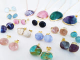 Adore Gemstone Earrings Collection - RAW - Lapis Lazuli Ear Studs