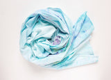 Watercolor Hand Dyed Unique Scarf