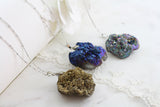 Adore Gemstone Collection - Druzy Raw Necklace - Soul Made Boutique