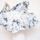 Watercolor Hand Dyed Unique Scarf