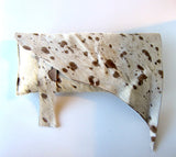 Statement Leather Hide Clutch