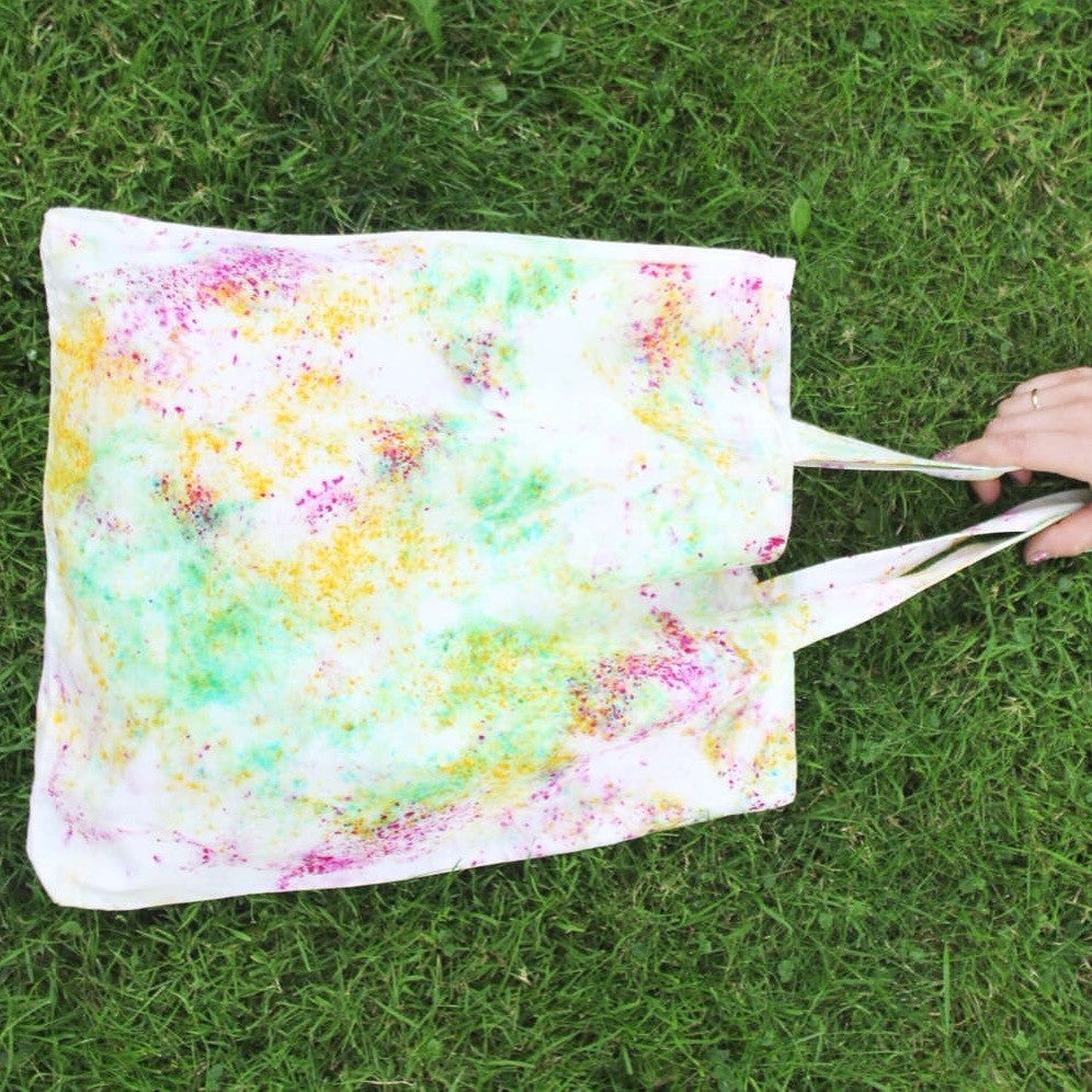 Watercolor Hand Dyed Bag