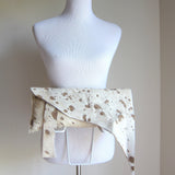 Statement Leather Hide Clutch