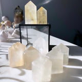 Crystal Towers - A Honey Calcite Tower