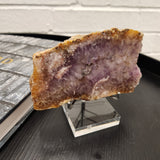 Pink Amethyst Flower Agate Slice B11