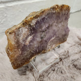 Pink Amethyst Flower Agate Slice B11