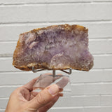 Pink Amethyst Flower Agate Slice B11