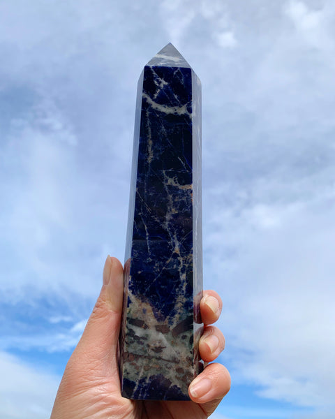 Crystal Towers - A Sodalite Huge Tower