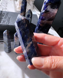 Crystal Towers - A Blue Sodalite Tower