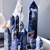 Crystal Towers - A Blue Sodalite Tower