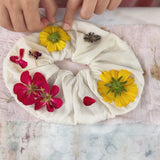 Organic Cotton Bucket Hat or Silk Scrunchie Natural Dyeing Workshop by Carly Catalano  - 3 Nov 2024