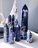 Crystal Towers - A Blue Sodalite Tower