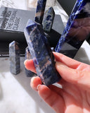 Crystal Towers - A Blue Sodalite Tower