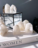 Crystal Towers - Clear Quartz Druzy Tower