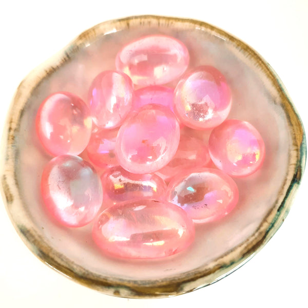 Tumbled Stones - Pink Aura Quartz