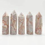 Crystal Towers - A Red Vein Jasper Tower