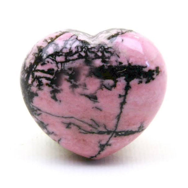 Gemstone Carvings - Heart Medium Rhodonite