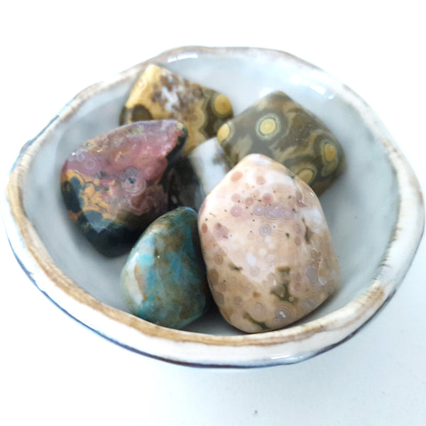 Tumbled Stones - Ocean Jasper