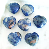 Gemstone Carvings - Heart Medium Sodalite
