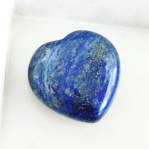 Gemstone Carvings - Heart Medium Lapis Lazuli