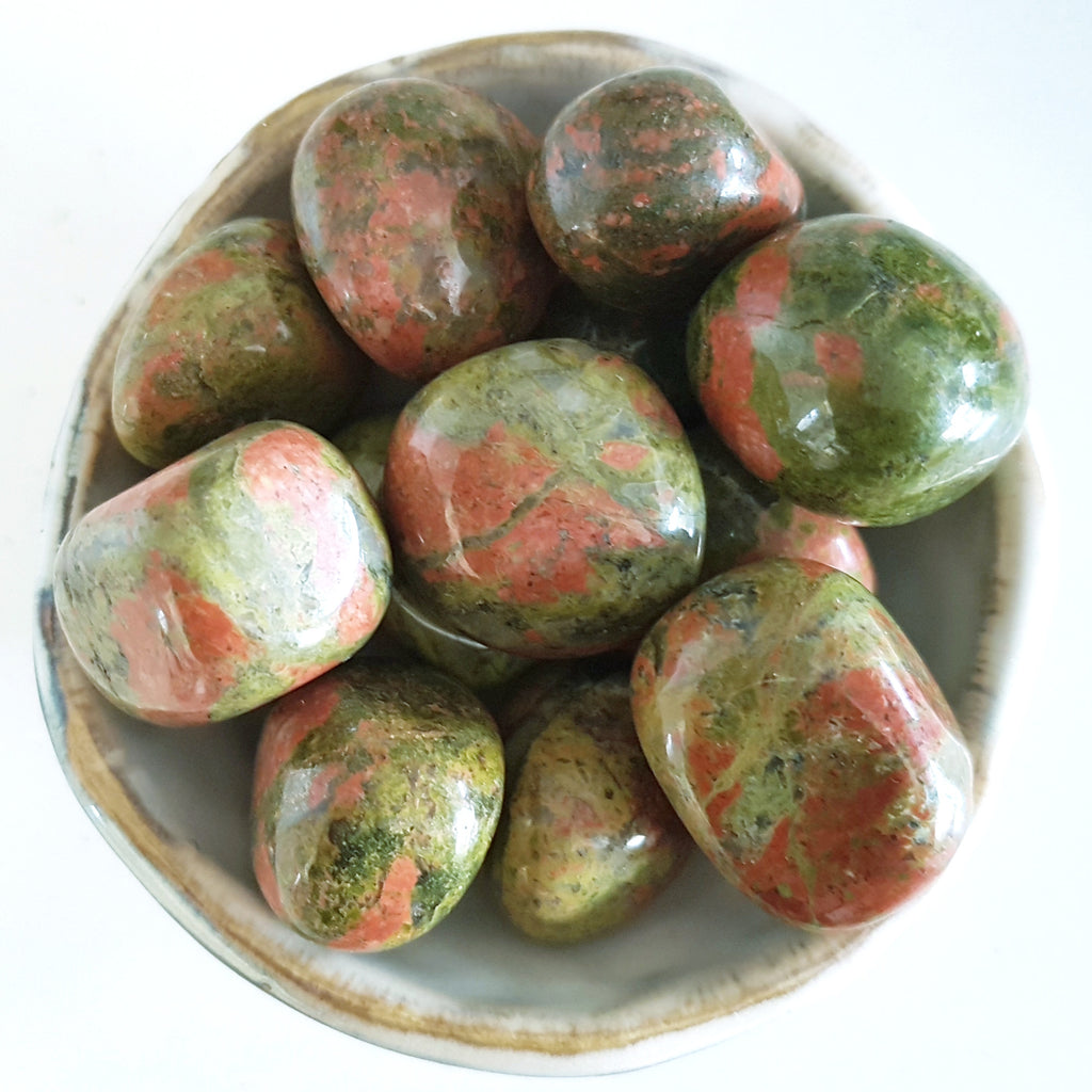 Tumbled Stones - Unakite