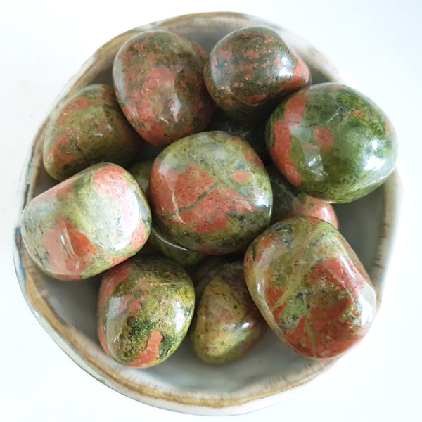 Tumbled Stones - Unakite