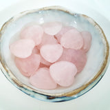 Gemstone Carvings - Heart Little Rose Quartz