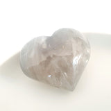 Gemstone Carvings - Heart Blue Rose Quartz