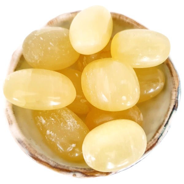 Tumbled Stones - Lemon Calcite