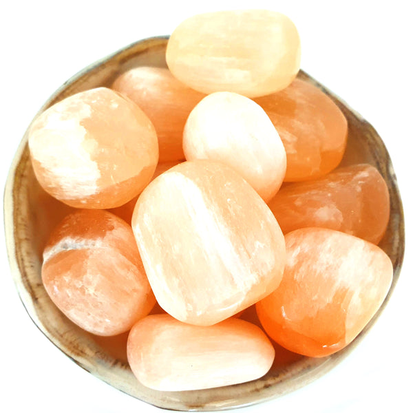 Tumbled Stones - Red Selenite