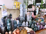 Crystal Towers - Blue Caribbean Calcite Tower