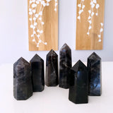 Crystal Towers - A Black Rose Quartz Tower