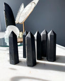 Crystal Towers - A Black Shungite Tower